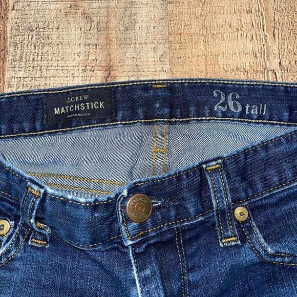 J.Crew matchstick jeans distressed - Picture 5 of 7